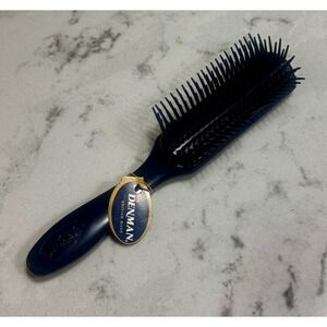 NEW Denman D1 Medium Gentle Styler - Nordic Blue - 7 Row - With Tags